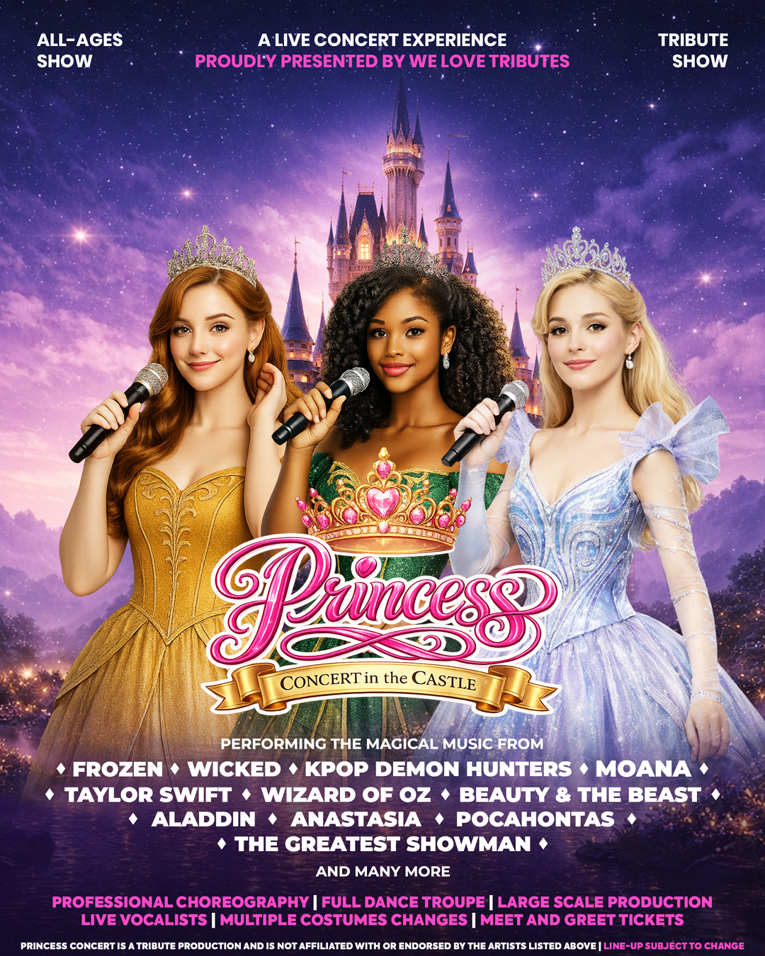 We Love Tributes | Princess Concert Tribute